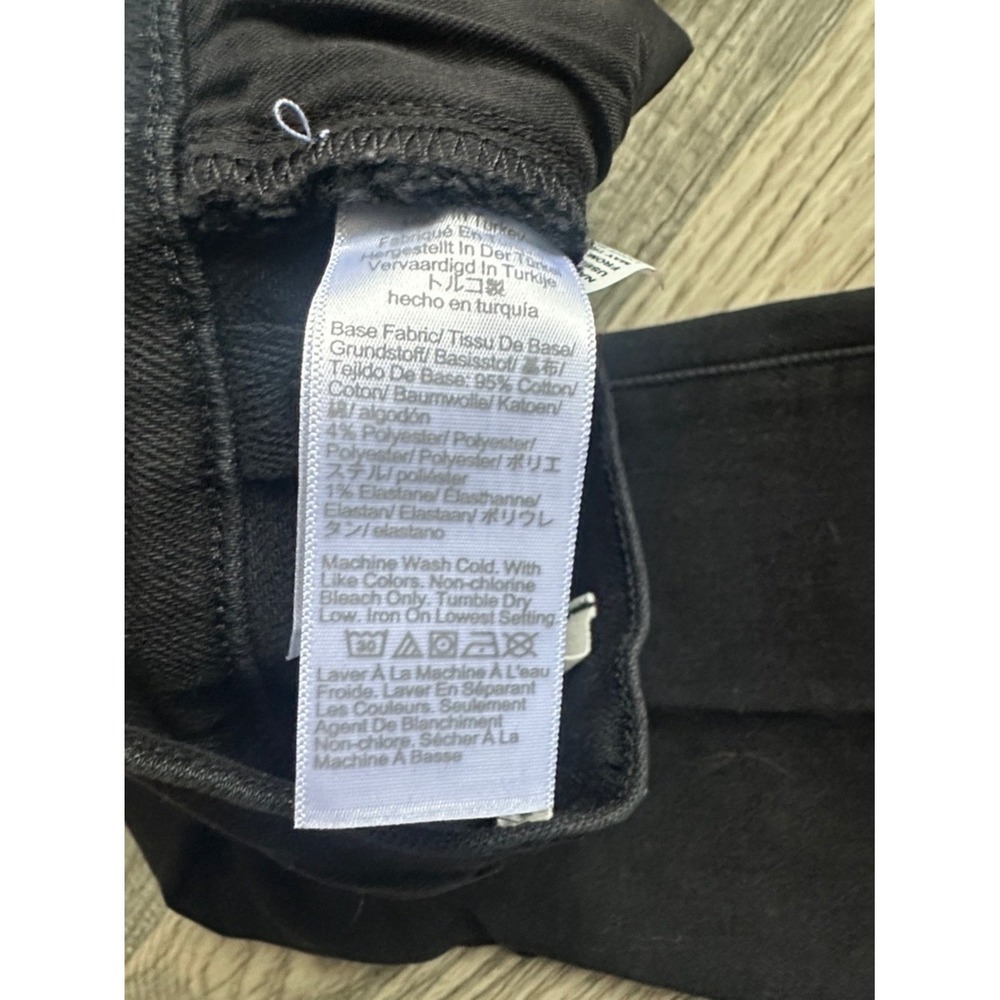Madewell NWT The Vintage Flare Jeans black frost denim women's size 27 - Picture 6 of 9